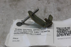 TURN SIGNAL BRACKET 81223-463-770 1982 HONDA GOLDWING GL1100A