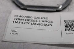 61400080 GAUGE TRIM BEZEL LARGE HARLEY DAVIDSON