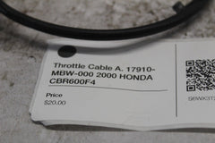 Throttle Cable A. 17910-MBW-000 2000 HONDA CBR600F4