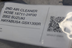 2ND AIR CLEANER HOSE 18711-24F00 2002 SUZUKI HAYABUSA GSX1300R