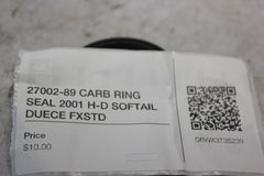 27002-89 CARB RING SEAL 2001 H-D SOFTAIL DUECE FXSTD