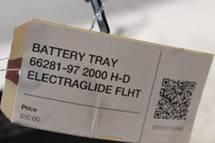 BATTERY TRAY 66281-97 2000 H-D ELECTRAGLIDE FLHT