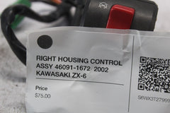 RIGHT HOUSING CONTROL ASSY 46091-1672  2002 KAWASAKI ZX-6