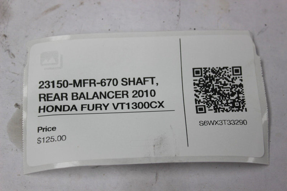 23150-MFR-670 SHAFT, REAR BALANCER 2010 HONDA FURY VT1300CX