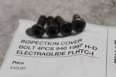 INSPECTION COVER BOLT 4PCS 940 1997 H-D ELECTRAGLIDE FLHTC-I