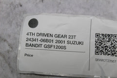 4TH DRIVEN GEAR 23T 24341-06B01 2001 SUZUKI BANDIT GSF1200S