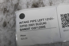 INTAKE PIPE LEFT 13101-32F00 2001 SUZUKI BANDIT GSF1200S