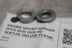 ENGINE MOUNT WASHER 2PCS 6530 2005 HD SOFTAIL DELUXE FLSTNI