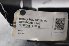 Battery Tray #66281-02 2005 ROAD KING CUSTOM FLHRSI