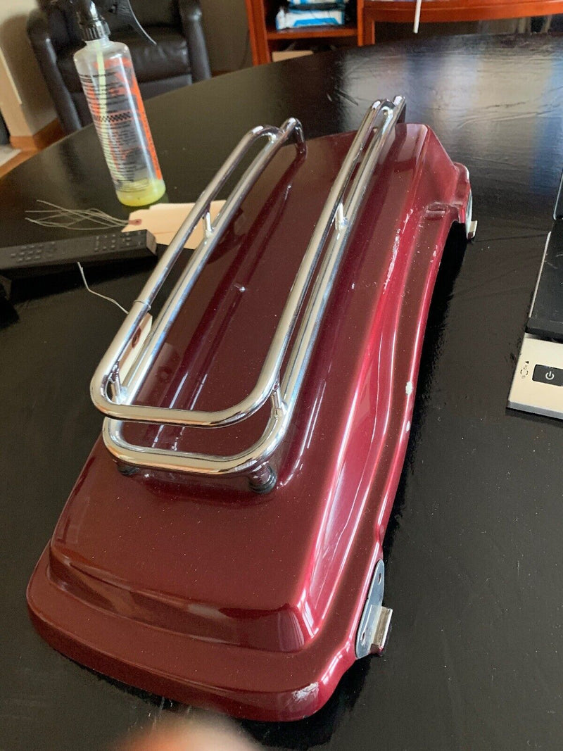 OEM Harley Davidson Saddlebag Lid With Attached Luggage Rack LEFT SIDE 2000-13