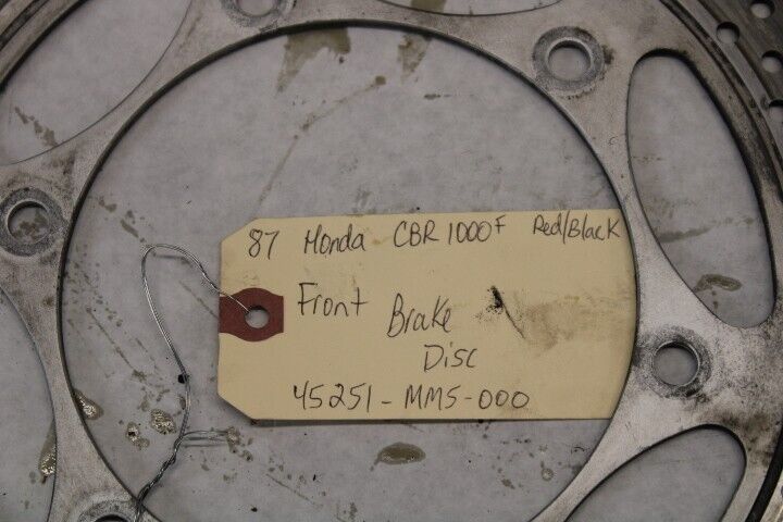 Front Brake Disc Rotor 45251-MM5-000 1987 Honda CBR1000F Hurricane