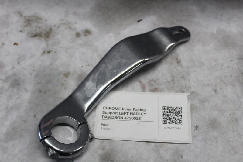 CHROME Inner Fairing Support LEFT HARLEY DAVIDSON 47200261