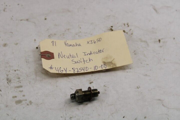 OEM Yamaha Motorcycle Neutral Indicator Switch 4GY-82540-10-00 1981 XJ650