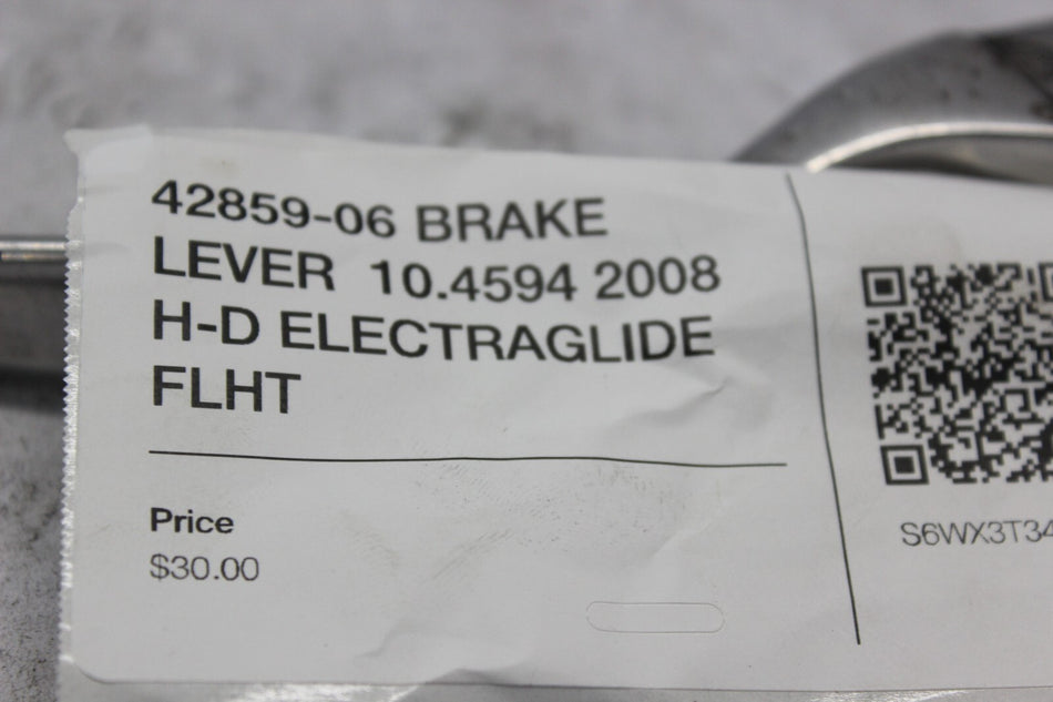 42859-06 BRAKE LEVER  10.4594 2008 H-D ELECTRAGLIDE FLHT
