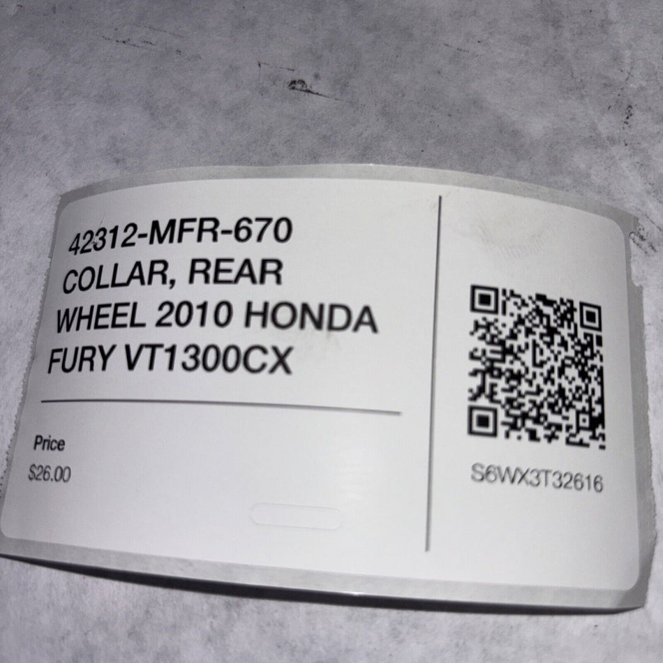 42312-MFR-670 COLLAR, REAR WHEEL 2010 HONDA FURY VT1300CX