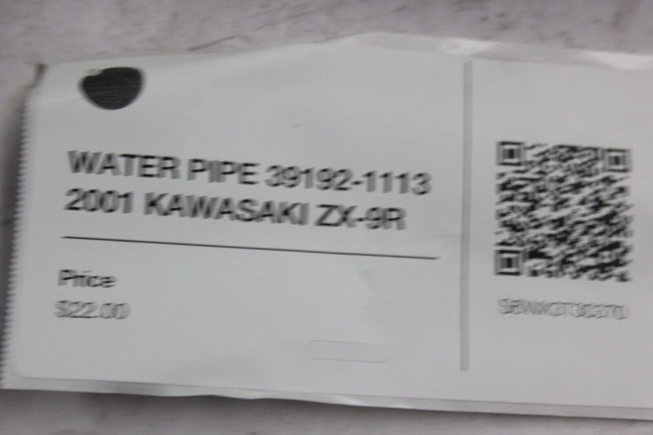 WATER PIPE 39192-1113 2001 KAWASAKI ZX-9R