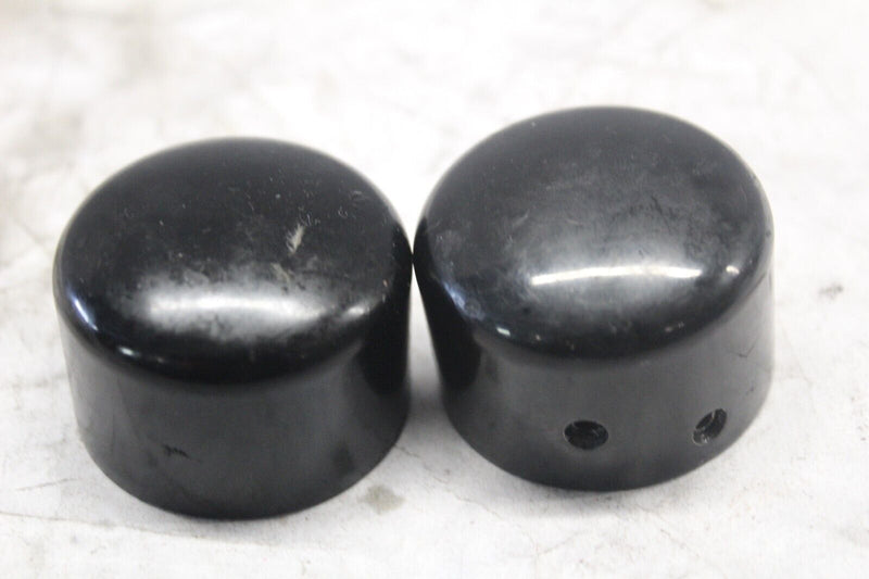 BLACK AXLE END CAP SET 2012 SPORTSTER XL1200