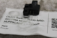 Clutch Switch 35330-MB0-003 1988 HONDA HURRICANE CBR1000F