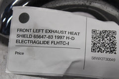 FRONT LEFT EXHAUST HEAT SHIELD 65647-83 1997 H-D ELECTRAGLIDE FLHTC-I