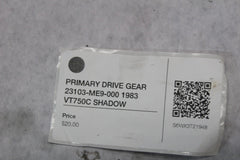 PRIMARY DRIVE GEAR 23103-ME9-000 1983 VT750C SHADOW