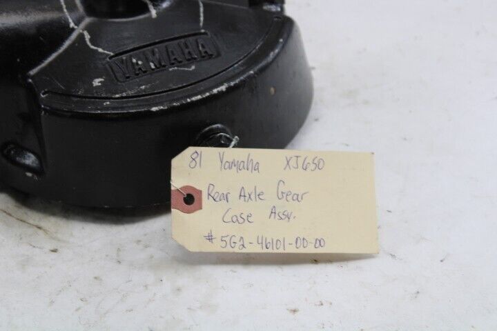 OEM Yamaha Motorcycle 1981 XJ650 Rear Axle Gear Case 5G2-46101-00-00