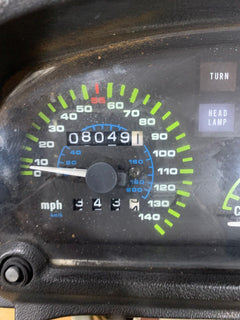 25001-1677 Kawasaki Meter 1989 EX500 Speedo Tach  8049 Miles