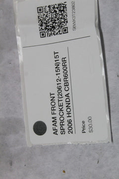 AFAM FRONT SPROCKET (20612-15N) 15T 2006 HONDA CBR600RR