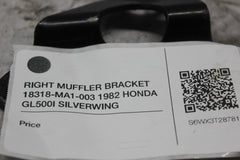 RIGHT MUFFLER BRACKET 18318-MA1-003 1982 HONDA GL500I SILVERWING