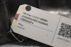 Oil Pan 11211-MBW-J20 (000) 2000 HONDA CBR600F4