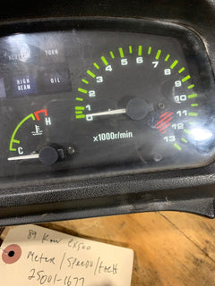 25001-1677 Kawasaki Meter 1989 EX500 Speedo Tach  8049 Miles