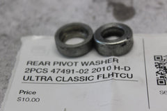 REAR PIVOT WASHER 2PCS 47491-02 2010 H-D ULTRA CLASSIC FLHTCU