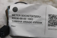 METER SOCKET (#7) 22U-83536-00-00  1983 YAMAHA VIRAGO XV500K