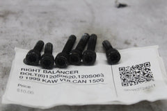 RIGHT BALANCER BOLT (6) 120S0620,120S0630 1999 KAW VULCAN 1500