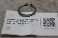 CLUTCH BASKET RETAINING RING 37904-90 2001 H-D SOFTAIL DUECE FXSTD
