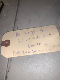 OEM Harley Davidson Oil Line Cover 37175-99 Softail Roadking Fatboy DYNA Ultra