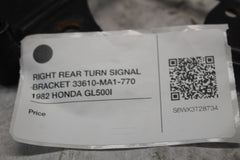 RIGHT REAR TURN SIGNAL BRACKET 33610-MA1-770 1982 HONDA GL500I SILVERWING