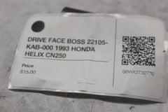 DRIVE FACE BOSS 22105-KAB-000 1993 HONDA HELIX CN250