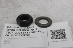 BALANCE SHAFT WASHER 6852, NUT 7974 2001 H-D SOFTAIL DUECE FXSTD