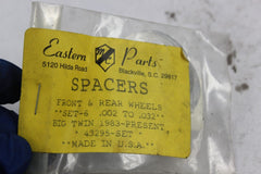 A-43295-SET EASTERN PARTS Spacer Shim - Wheel Bearing HARLEY DAVIDSON