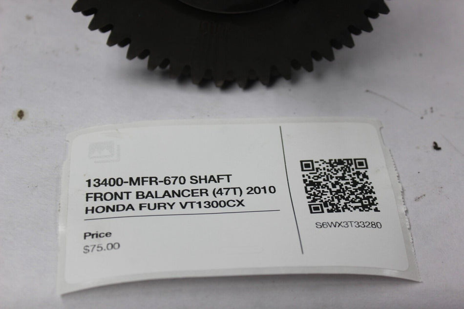 13400-MFR-670 SHAFT FRONT BALANCER (47T) 2010 HONDA FURY VT1300CX
