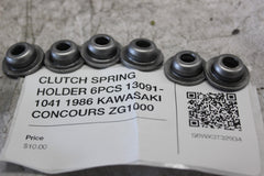 CLUTCH SPRING HOLDER 6PCS 13091-1041 1986 KAWASAKI CONCOURS ZG1000