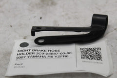 RIGHT BRAKE HOSE HOLDER 2C0-25887-00-00 2007 YAMAHA R6 YZFR6