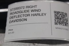 57200372 RIGHT ROADGLIDE WIND DEFLECTOR HARLEY DAVIDSON