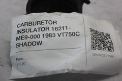 CARBURETOR INSULATOR 16211-ME9-000 1983 VT750C SHADOW