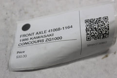 FRONT AXLE 41068-1164 1986 KAWASAKI CONCOURS ZG1000