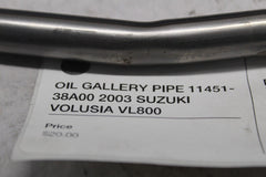 OIL GALLERY PIPE 11451-38A00 2003 SUZUKI VOLUSIA VL800