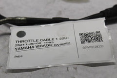 THROTTLE CABLE 1 22U-26311-00-00  1983 YAMAHA VIRAGO XV500K