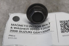 MAGNETO ROTOR BOLT & WASHER 09103-12028 2008 SUZUKI GSX1300R