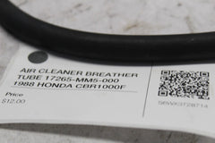 AIR CLEANER BREATHER TUBE 17265-MM5-000  1988 HONDA CBR1000F