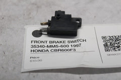 FRONT BRAKE SWITCH 35340-MM5-600 1997 HONDA CBR600F3